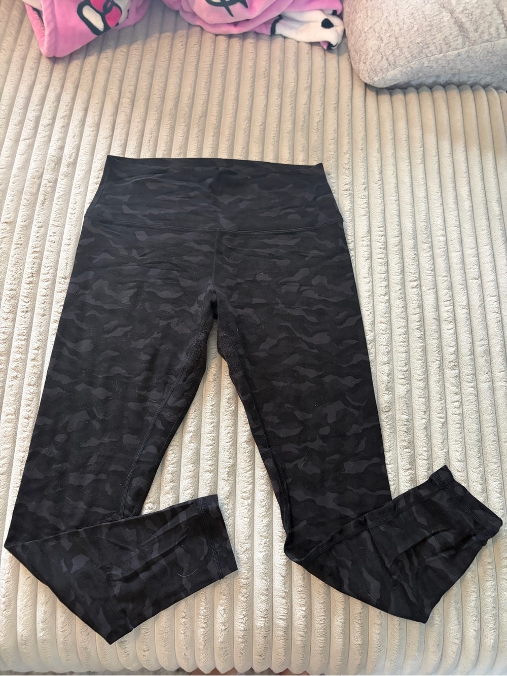 lululemon athletica Black Camo hi rise align leggings